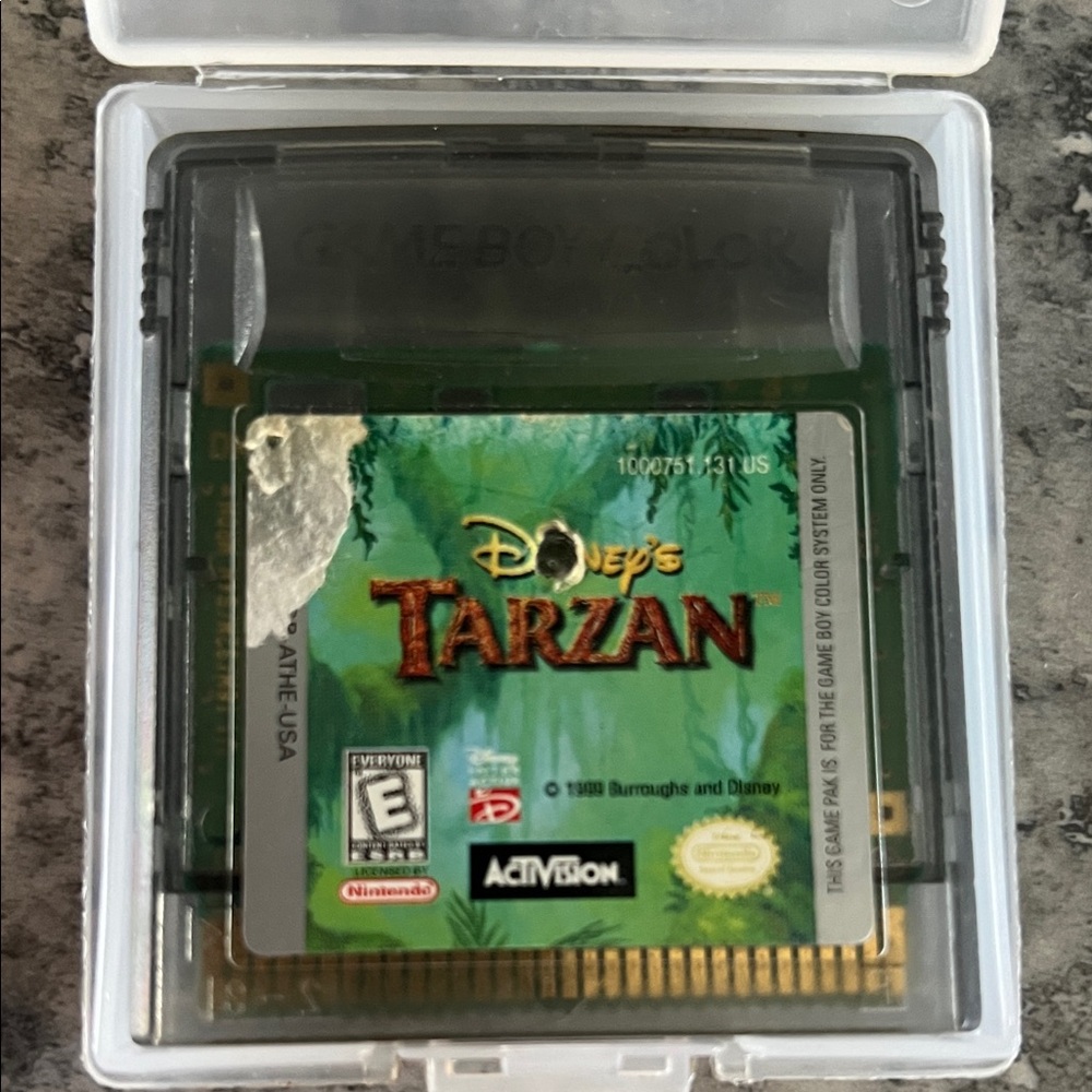 Disney's Tarzan Game for Game Boy Color